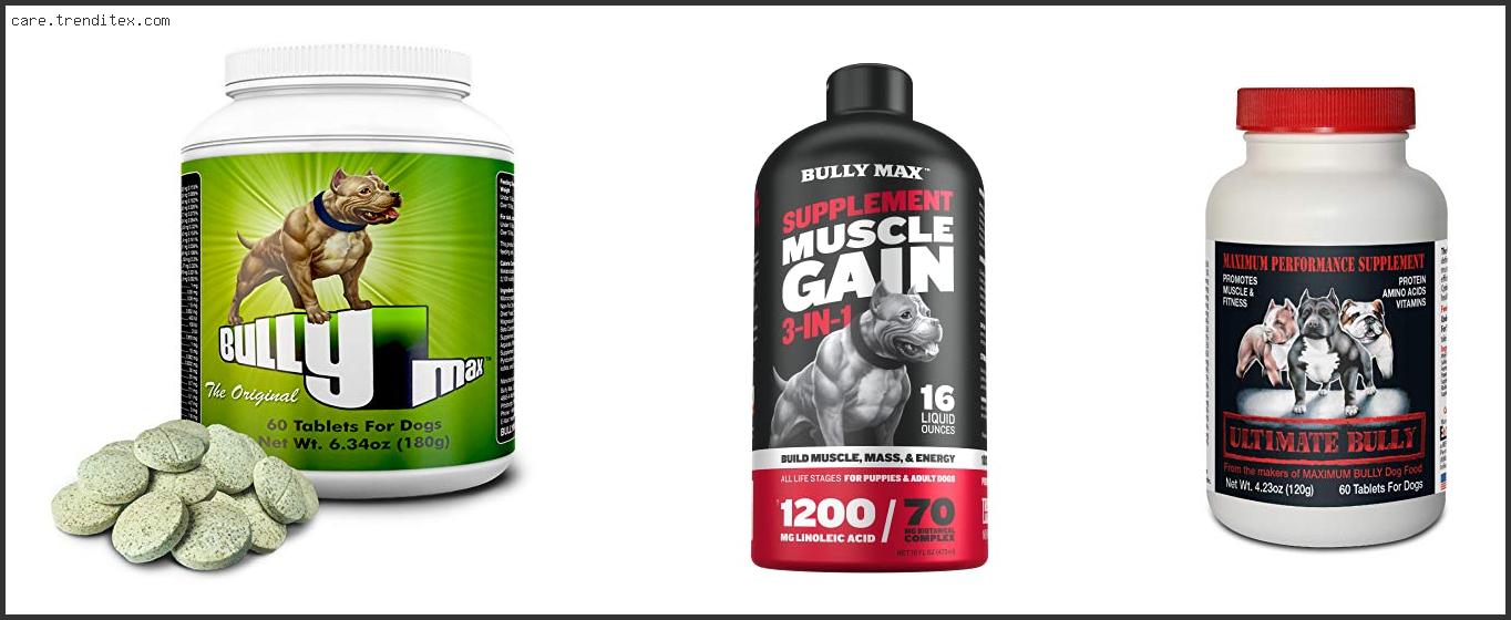 Best Muscle Building Supplements For Dogs