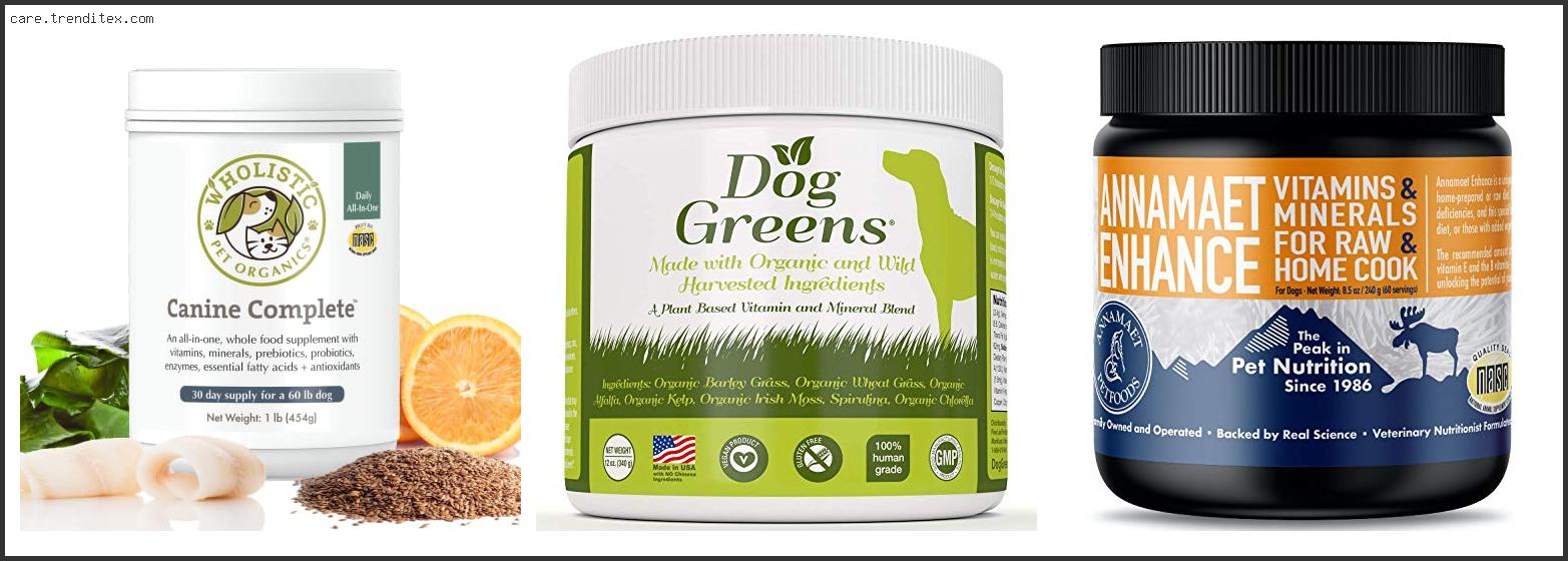 Best Organic Dog Multivitamin