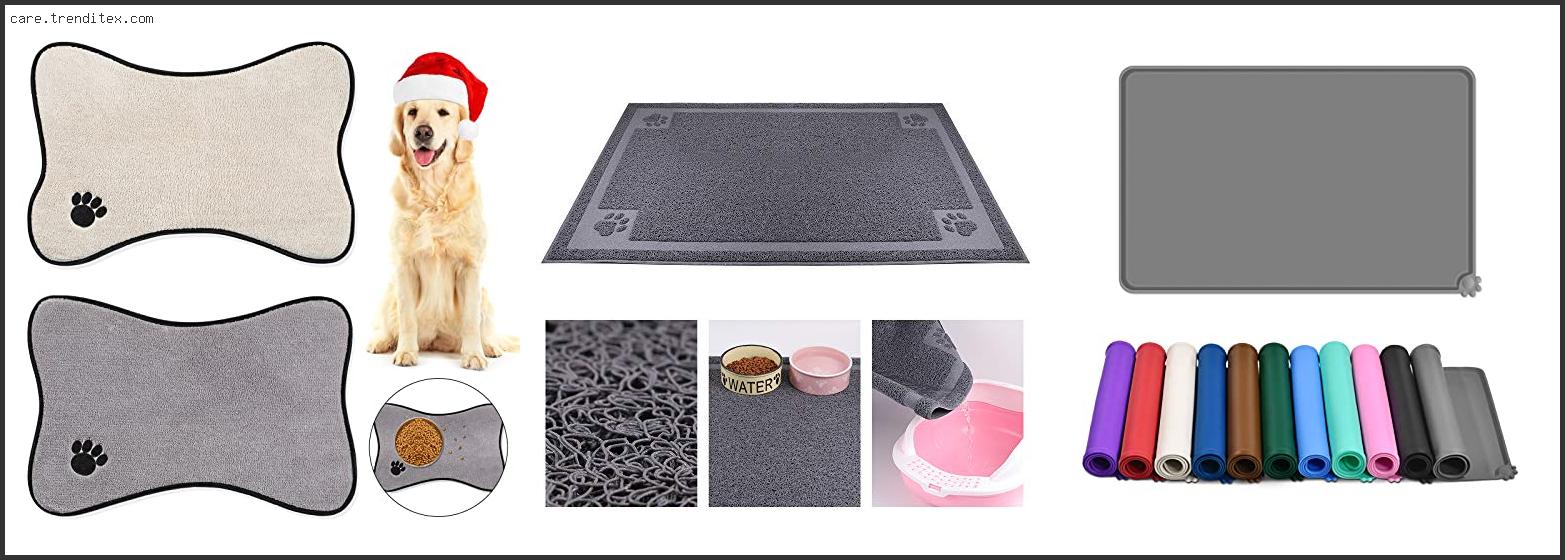 Best Mat For Under Dog Water Bowl