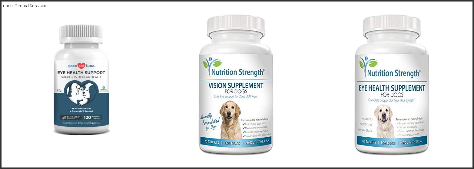 Best Eye Health Supplements For Dogs