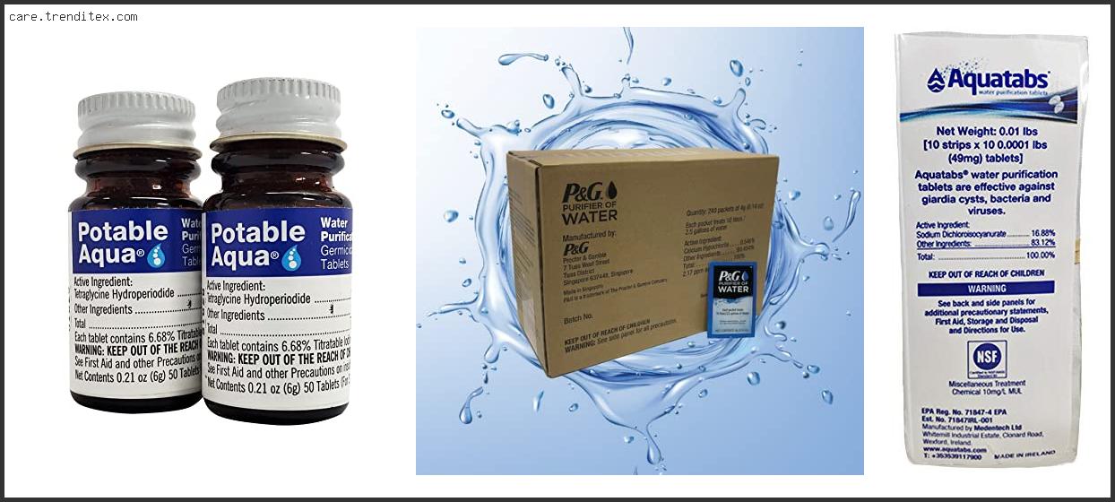 Best Iodine Tablets For Water Purification