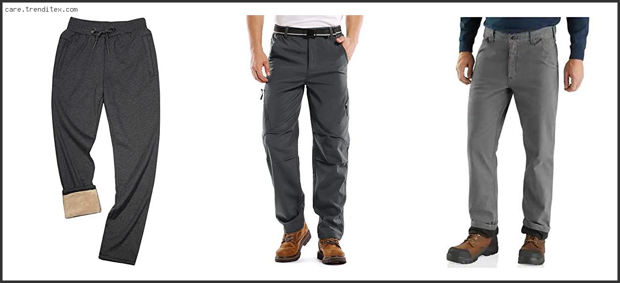 Best Men's Fleece Lined Pants