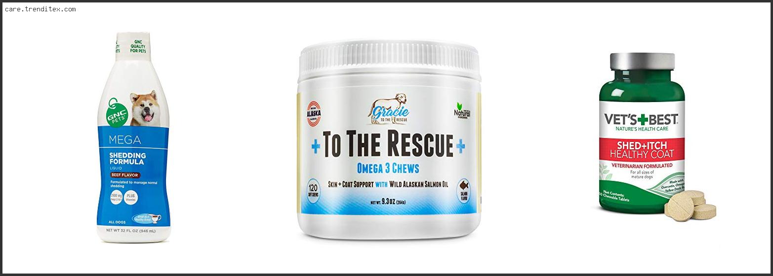 Best Supplement To Stop Dog Shedding