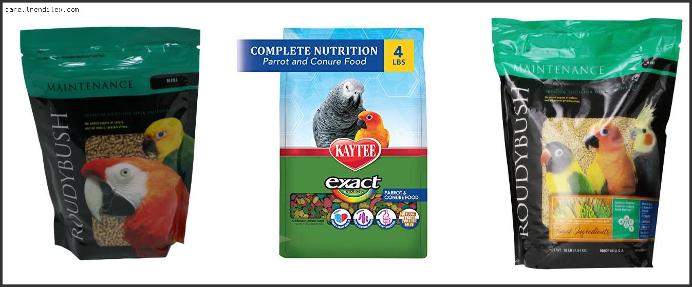 Best Pellets For Conures